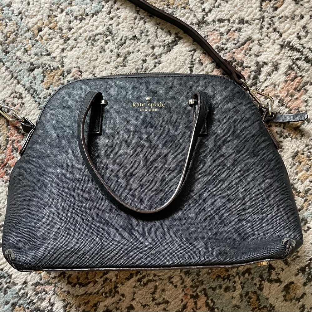 Kate Spade 12” x 5” Crossbody Black Bag